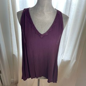 Hollister lace split back tank